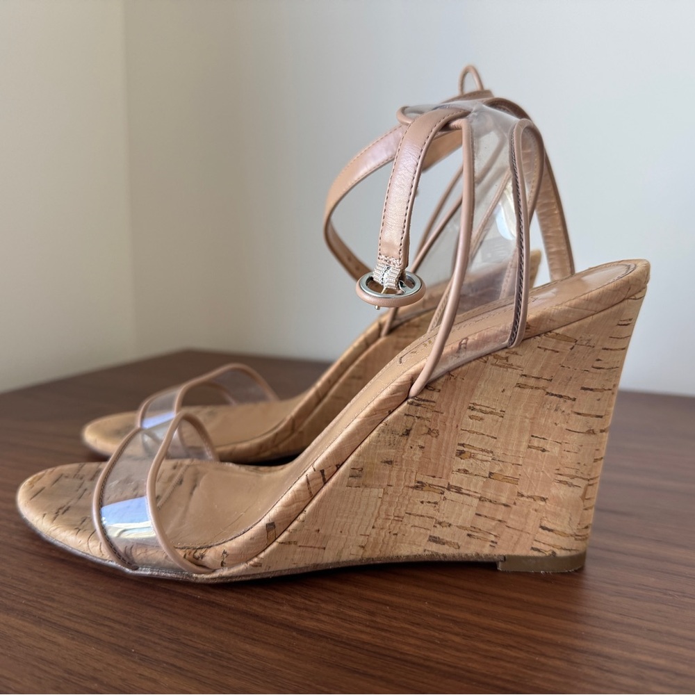 Aquazzura Cork Wedge Sandals